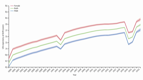 Burden of Causes of Death and Life Expectancy Changes in Iran Analysis of the Global Burden of Disease Study 2023